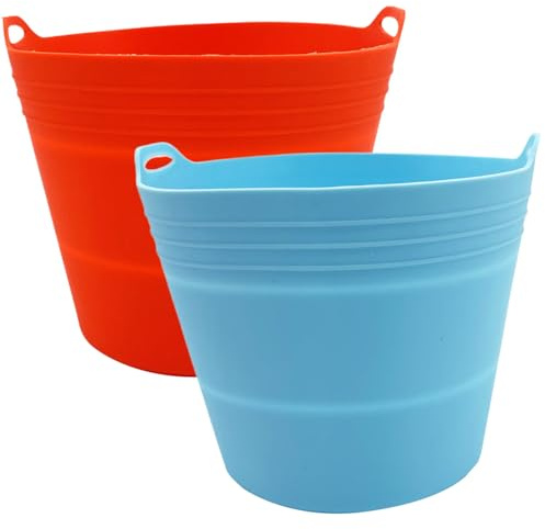 Licsaliwe Dougleur de Seau de Graisse 2pcs Liner Plateau à Goutte en Silicone, revêtement Godet à Graisse réutilisable pour Accessoires BBQ Grill granulés