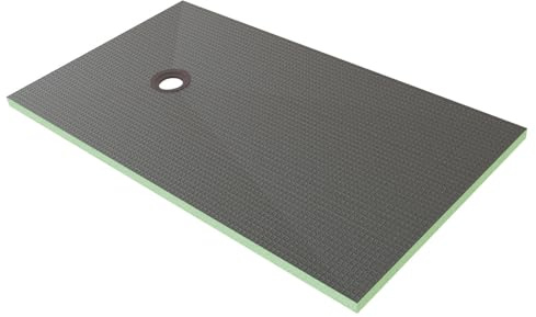 Receveur de douche recoupable sur mesure - 160 x 90cm - Ép.40mm - receveur de douche à carreler avec kit étanchéité