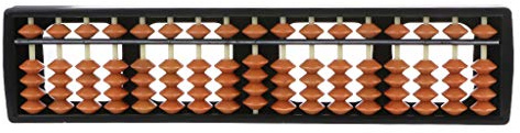 Kinder Kleinkinder Erwachsene 17 Ziffern Stangen Standard Abacus Soroban Taschenrechner Zählwerkzeug Mathematik Anfänger Caculation Toy Abacus Math Book