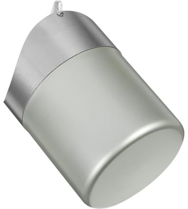 UKCOCO Poubelle de Table Acier Inoxydable avec Couvercle Pivotant Petite Corbeille de Bureau et Conteneur à Ordures Créatif pour Salon Cuisine et Espace de Travail