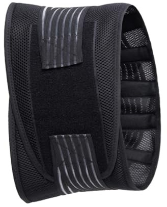 SUPVOX Cinturón Deportivo para Correr y Fitness Soporte Lumbar en Nylon y Placa de Acero, Faja de Cintura Transpirable para Fortalecer Músculos y Proteger Abdomen