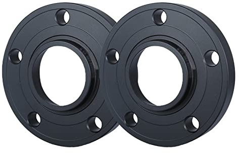 Distanziale in Alluminio Mozzo Distanziatore Per Adattatori Per Ruote 2 Pezzi Per Allargatore Per Cerchioni Per Benz Distanziatore Ruota In Alluminio Forgiato 5x112 CB 66,6 Mm(15mm black)