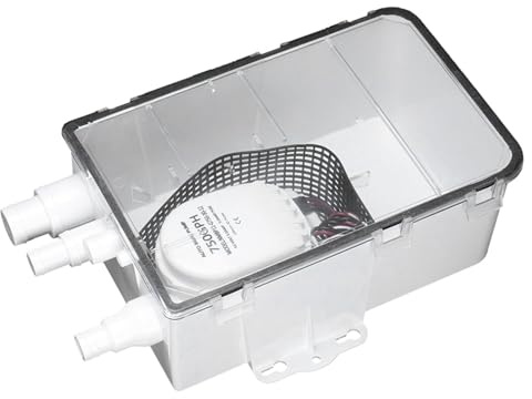 12V 750gph RV Kit de ducha para exteriores de bomba de ducha Tipo de entrada múltiple adecuada para yates y autocarave