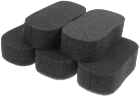 Mobestech 5pcs Horse Cleaning Sponges Supple Body Bath Tools for Removing Dirt Sweat and Loose Hair Horses and Livestock