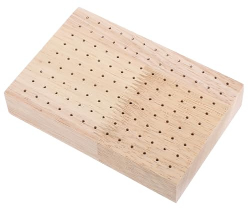 CIYODO Présentoir Bois Rectangulaire pour Brochettes et Sucettes Support Stable et Élégant pour Buffet pour Apéritifs Bonbons et Cake Pops