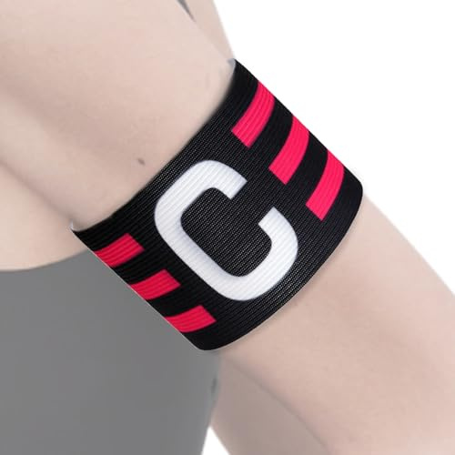 gifyym Fascia da Capitano di Calcio,Bands di Capitano di Calcio - Bande Sportive per Calcio Calcio,Bracciale di Leadership, di Gioco per Adulti e Giovani
