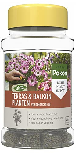 Engrais pokon comprimés pour terrasse et balcon, 40 pièces