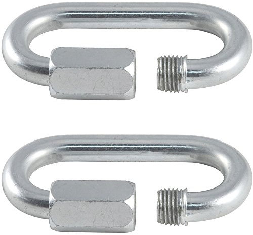 2 x – 6 mm en acier inoxydable Quick Link – câble métallique/boucle de Maillon de chaîne Mousqueton à vis