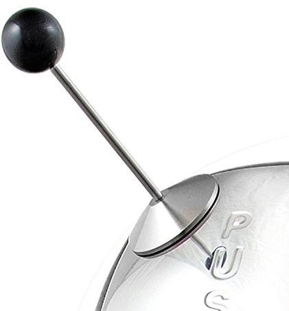 Take2 Push-it Abfalleimer O?ffner für Mülleimer mit SaufnapfSchwarz, Metall, 20165