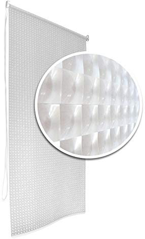 Tropik Home 3D Bathroom Shower Curtain Roller Blind Extra Long, 4 Width Sizes (100 x 240CM)