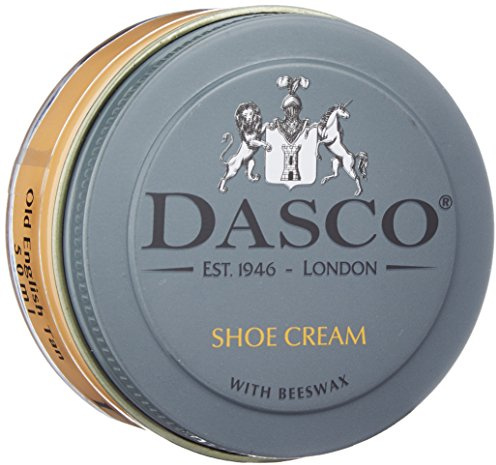 Dasco Shoe Cream with Beeswax – High Pigment Leather Cream for Cleaning, Nourishing & Colour Restoration, Suitable for Smooth & Synthetic Leathers