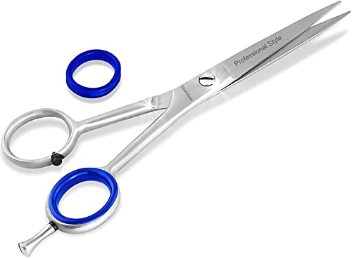 Premium Haarschere Friseurschere Professionell-Line Haarschneideschere Extra Scharf für einen perfekten Haarschnitt aus Hochwertigem Rostfreiem Edelstahl (6 Zoll / 15,24 cm, Haarschere Profi)