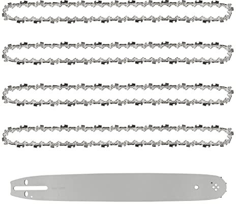 Barra da 40 cm con 4 motoseghe, 57 maglie/carrelli, passo 0,95 cm, calibro 1,3 mm