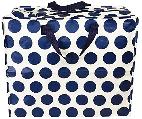 LS-LebenStil XXL Jumbo Bag Navy Blue Spotlight Einkaufstasche Shopper Riesentasche Tasche Allzwecktasche Recycelt…