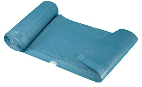 250 Müllsäcke Abfallsäcke Müllbeutel 120l blau 700x1100mm T65 mit Zugband