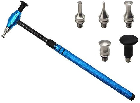 ZYNCUE Strumento per ammaccature senza vernice, 6 pezzi per carrozzeria auto, martello Ding Hammer per la rimozione di grandine, strumenti di riparazione per auto kit di rimozione ammaccature