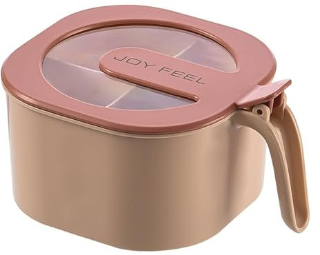 Luminexia Clear Seasoning Box,Seasoning Container,Kitchen Seasoning Storage Box,4/3 Compartments Spice Jar,Spice Bottles With Lid And Spoon For Sugar Salt Pepper And Other Spices