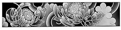 5 Stück Ukiyo Chrysanthemen-Tattoo-Aufkleber, Wasserfest, Langlebig, Nicht Reflektierend