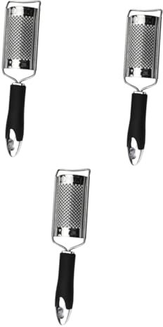 Alipis 3 Pz Grattugia in Acciaio Inox Grattugia Per Formaggio Portatile Per Alimenti Per Bambini Portatile La Scorza D'aglio Trita Formaggio