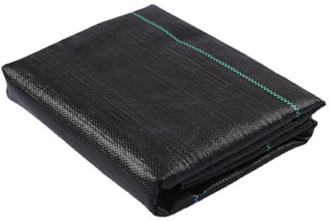 HTRTRR Tessuto non tessuto per erbacce, 1 x 10 m, robusta pellicola per erbacce da giardino, aiuole, sentieri, resistente ai raggi UV, impermeabile, antistrappo, protezione da erbacce ed erosione