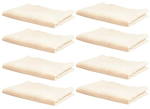 IMIKEYA 8stücke Pack Baumwolle Sabbertücher Doppellagig mit Gesichtstüchern und Handtüchern für Saugfähig und Schnell Trocknend