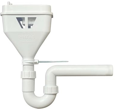 HAAS MULTITRI Kugelverschluss - Trichtersiphon DN 40, für Ventile/Kondensat/Klima/Heizung Typ 6782