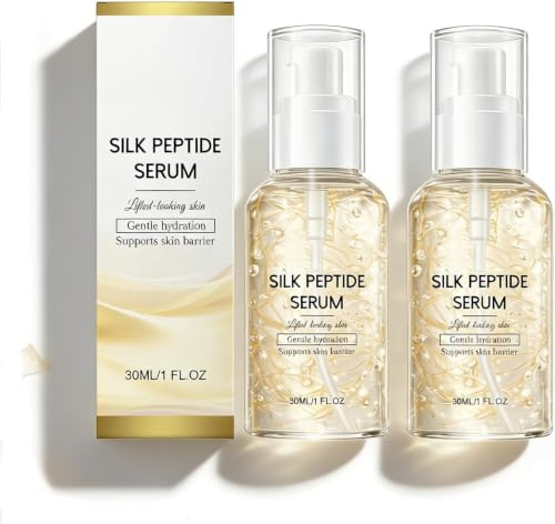 Sérum de Péptidos de Seda: Hidrata suavemente, fortalece la barrera cutánea y deja la piel firme, tersa e hidratada. Su fórmula ligera y no grasa es apta para todo tipo de piel. 30 ml/1 onza líquida