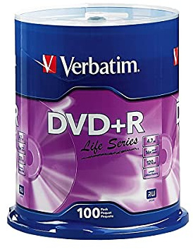 Verbatim DVD+R Life 4.7GB DVD+R 100pezzo(i)