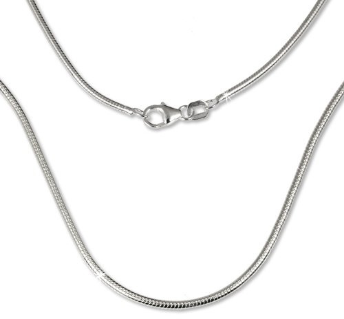 SilberDream Halskette silber Schmuck 70cm Schlangenkette 925 Silber SDK20170 Silber Halskette