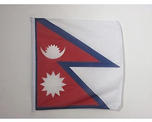 AZ FLAG Nepal flagga 90 x 60 cm - Nepalesisk flagga 60 x 90 cm speciell utomhus - flaggor