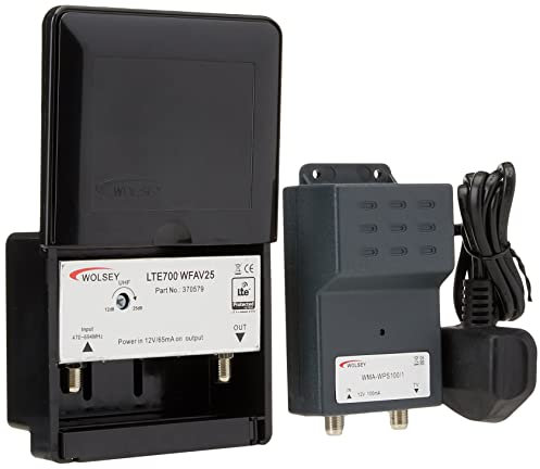 Wolsey WFAV25 1 Way Variable Masthead Amplifier and Power Supply LTE