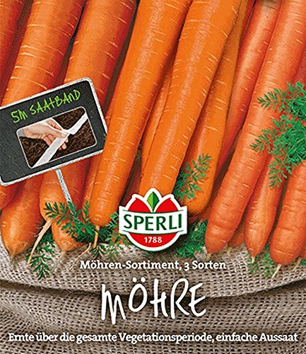 Sperli Möhren-Sortiment Saatband, 5 Meter