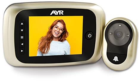 Mirilla Digital grabadora AYR 751 Acabado níquel Mate.