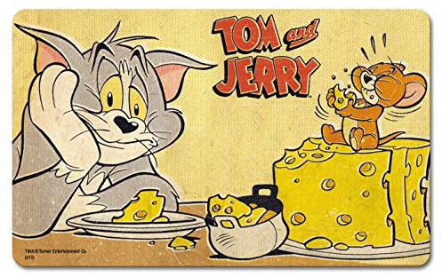 Logoshirt® Tom & Jerry I Cheese I Breakfast Board I Chopping Board I 23x14cm I Dishwasher Safe & Heat Resistant I Licensed Original Design