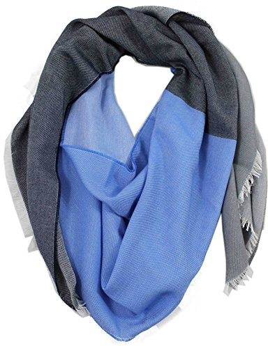 Rotfuchs® halsduk sommarsjal sjal ränder & Two Tone Look 100 % bomull