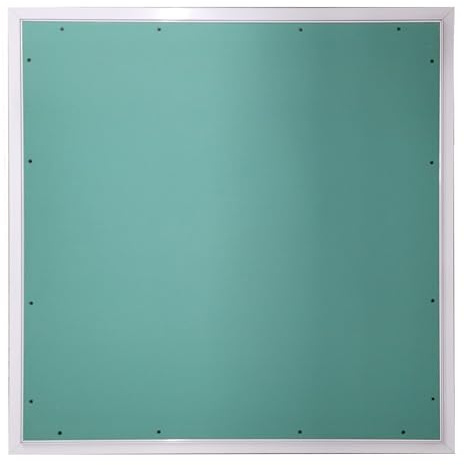 Trappe de visite 800x800mmThe White Edition avec cadre en aluminium et ouvrant en plaque de plâtre BA13