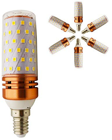 Chao Zan LED E14 Glühbirne 16W entspricht 160W Glühlampe, 3000K Warmweiß Licht, 1500LM, CRI>80 +, kleine Edison-Schraube, nicht dimmbar Kandelaber LED Glühlampen(6er-Pack)