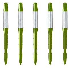 SUStee Watering Indicator for Plants (Set of 5, Small, Green) - Smart Watering for All Plants, Works in All Soils | Minimalistic Design, Easy-to-Use, No Batteries | 100% Made in Japan