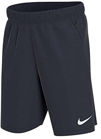NIKE Y Nk Flc Park20 Kz, Shorts Unisex Niños, Obsidian/white/white, 12 Años