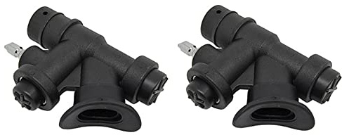TsoLay 2X Gerätetauchen Universal BCD Power Inflator mit Standardanschluss mit 45 Grad Abgewinkeltem Mund Stücke für Scuba Tauchen BCD
