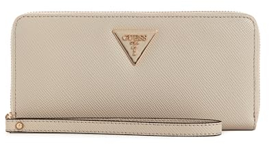 Guess Laurel Geldbörse mit Reißverschluss, groß, Taupe, Einheitsgröße