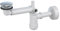 LAXARA Telescopic Siphon for Sink 1 1/4 Inch White Includes Pop-up Drain Fitting Valve Chrome - Space-saving Space Saver Siphon for Maximised Storage Space!