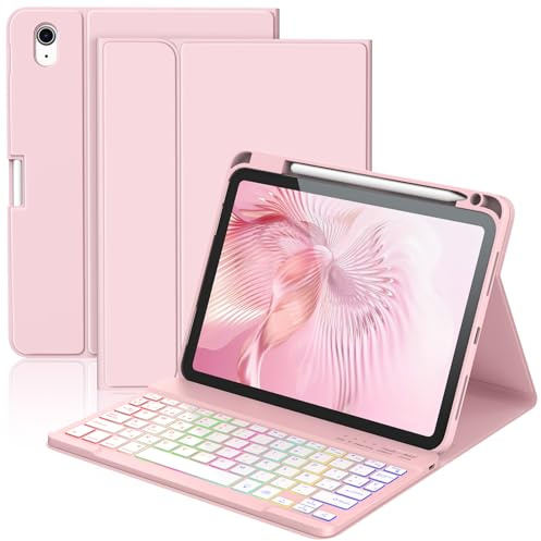 KBCASE Funda Teclado para iPad A16 11.ª Generación 2025/10.ª Gen 2022