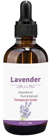 Ätherische Öle lavendelöl 100 ml,100% Reine Natürliche, Aromatherapieöl von Erstklassige Qualität, Duftöle für Diffusor, Luftbefeuchter, Entspannen, Massage, Bad (118ml, Lavendel)