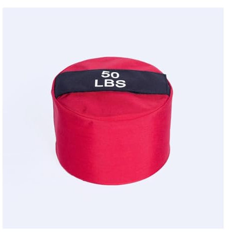 BANGHA Sandsack Fitness,Fitness Sandsäcke Sandsäcke Heavy Duty Training Gym Workout Fitness Power Sandsack Gewichtheben Stein Lift Ohne Sand(50lbs red)