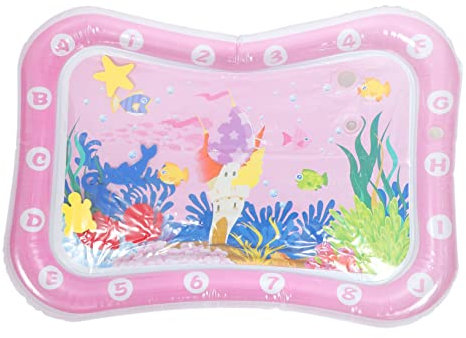 SECFOU Aufblasbare Für Junge Mädchen Wassermatte Mit Meerestier-mustern Bauchzeitmatte Für Kleinkinder Installieren Spaß Geeignet