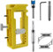 Door Hinges Jig Router Template - Door Lock Installation Kit for Door Hinge 3”-5” Length, Radius 1/4” or 5/8”