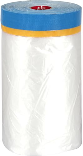 Kip Multi-Masker - 3 in 1 Washi-Tec und Gewebeband Masker zum Maskieren, Schützen und Verputzen 2600 mm x 17 m | Abdeckband & Putzerband für Wandfarbe, Spachtelmasse, Acryl, Streichen und Lackieren