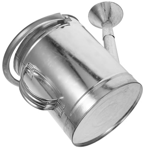 UPKOCH Regadera Varios Estilos Diseño de Boquilla Larga de Hierro de 5l para Riego Preciso de Flores y Plantas en Interiores y Exteriores