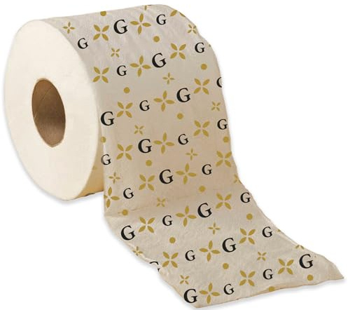 Rotolo Carta Igienica Personalizzata con Iniziale e Fascia con Battute Divertenti – Idea Regalo Scherzo Simpatico, Gadget Spiritoso Lettera G